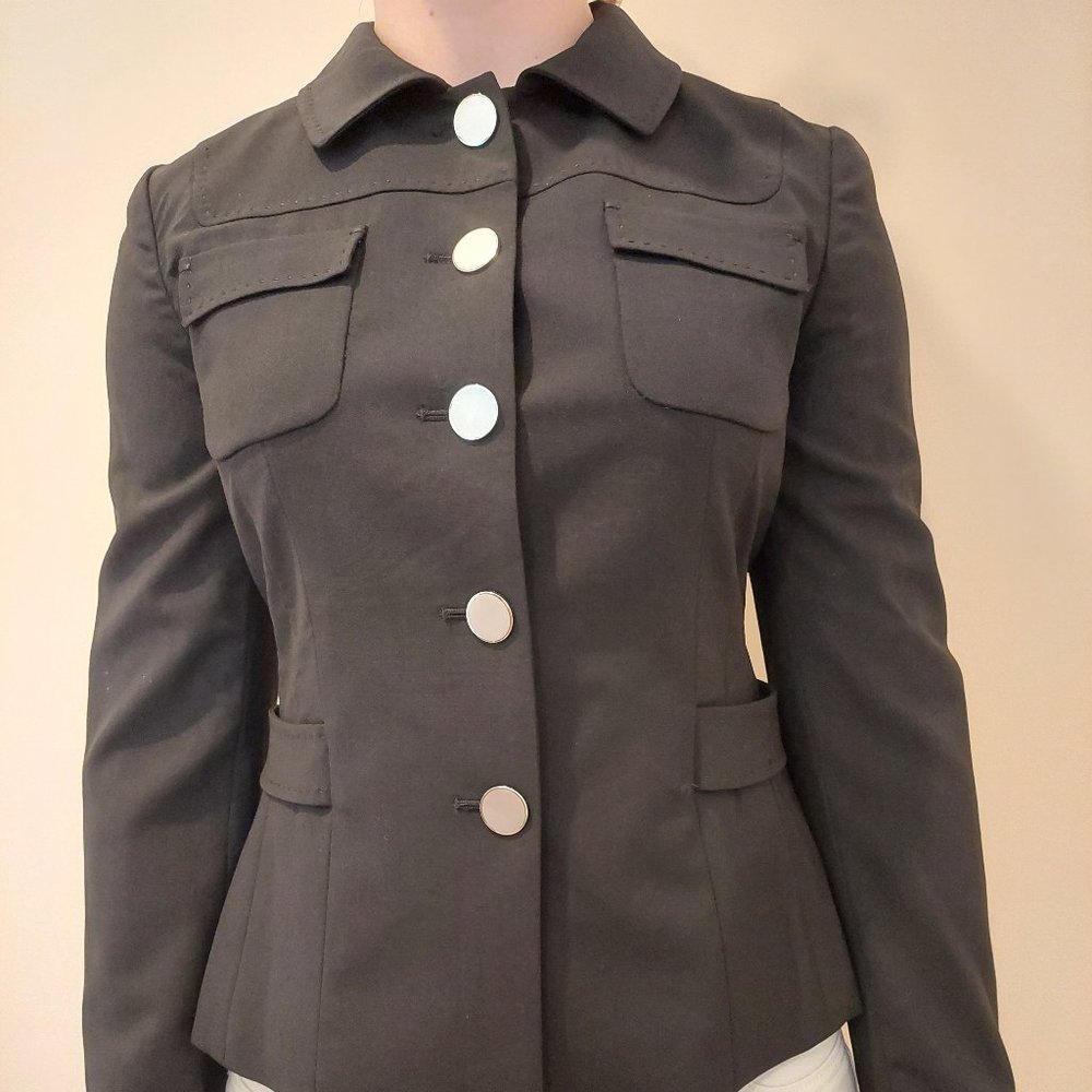 Elie Tahari Blazer	Black Size 4